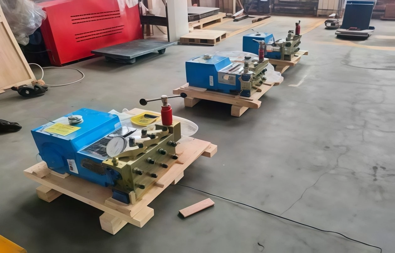 Three plunger pumps manufactured for South Korea project Three plunger pumps manufactured for South Korea project